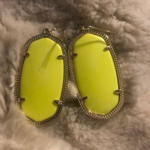 COPY - Danielle Neon Yellow Kendra Scott Earrings